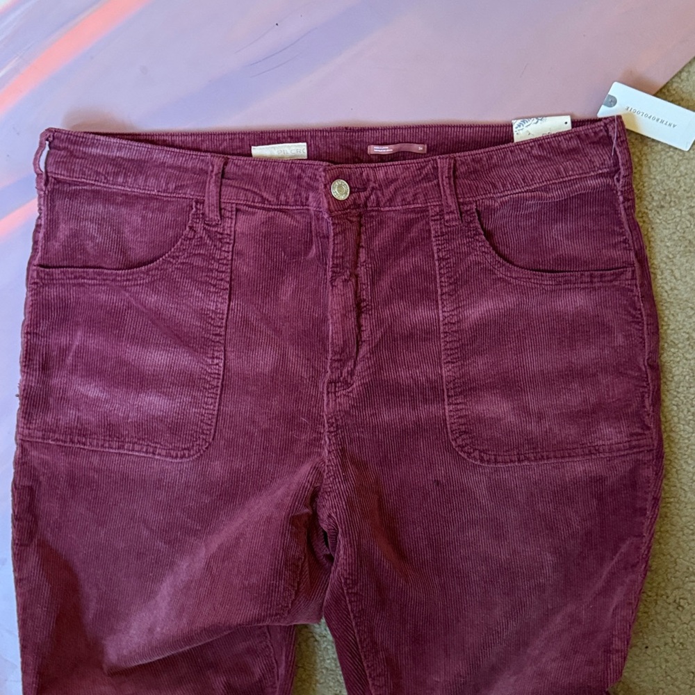 Anthropologie Pilcro The Icon Corduroy Pants Size 34